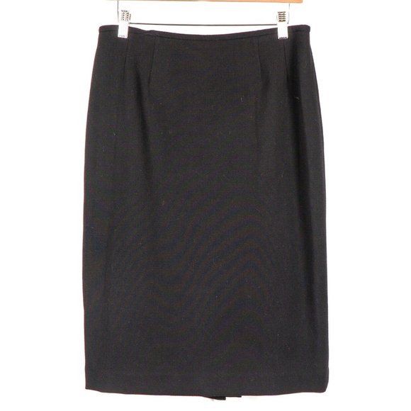 Kasper Skirts Kasper Suit Skirt 8 Womens Pencil Black Career Slit